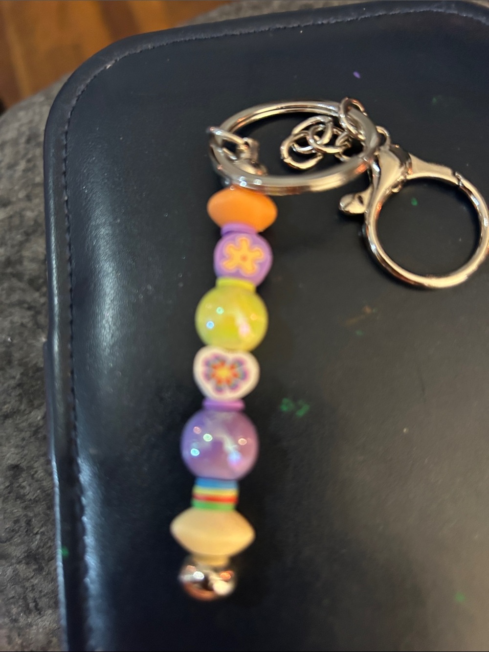 Beaded Multi-Color Keychain Charm - Picture 15 of 16